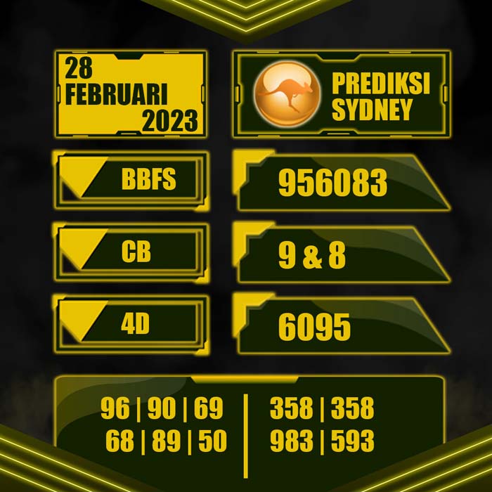 PREDIKSI TOTO SYDNEY