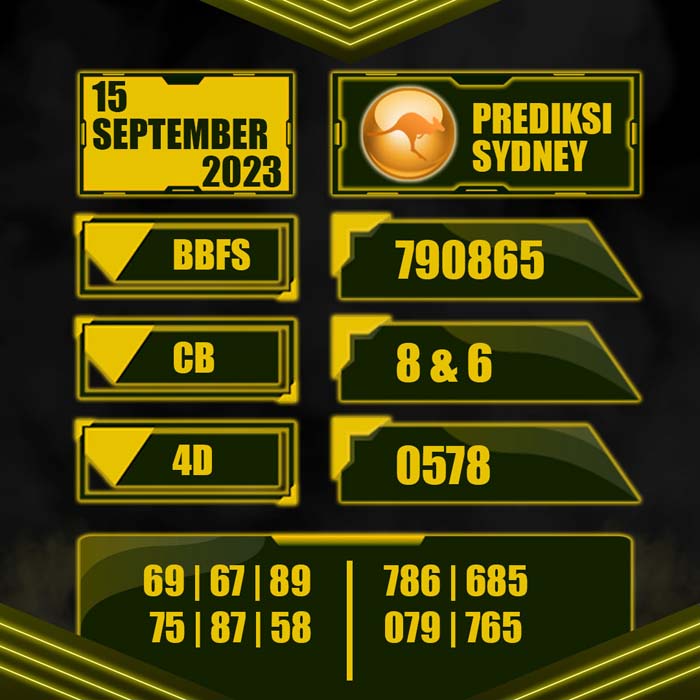 PREDIKSI TOTO SYDNEY