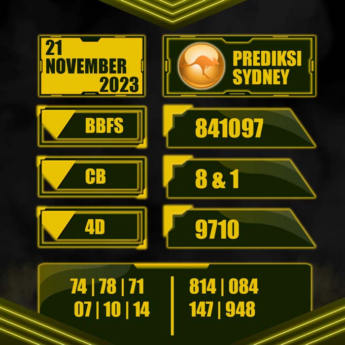 PREDIKSI TOTO SYDNEY