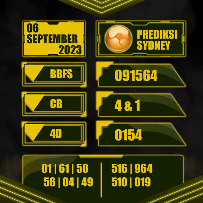 PREDIKSI TOTO SYDNEY