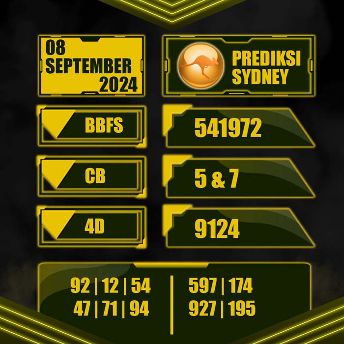 PREDIKSI TOTO SYDNEY