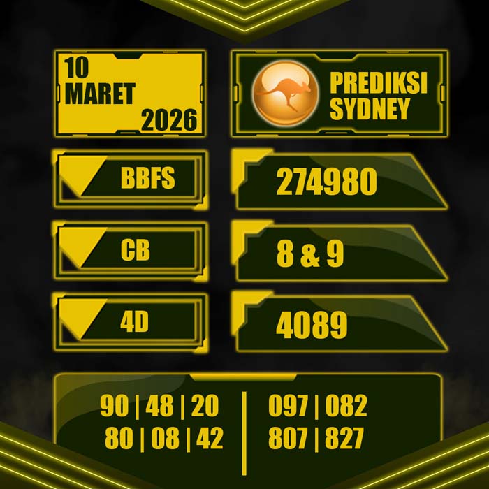 PREDIKSI TOTO SYDNEY