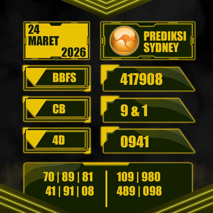 PREDIKSI TOTO SYDNEY