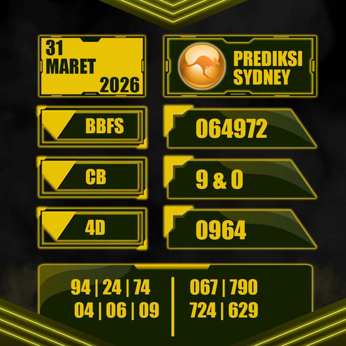 PREDIKSI TOTO SYDNEY